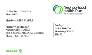 Sample ACCESS Card
